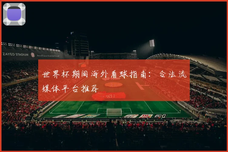 世界杯期间海外看球指南：合法流媒体平台推荐